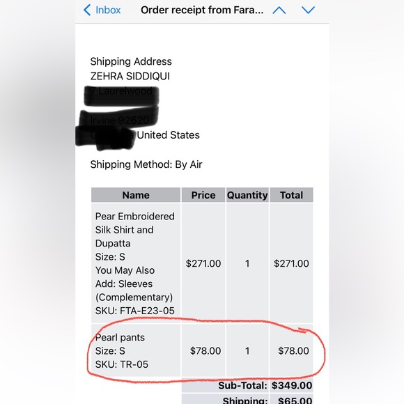 NWT Farah Talib Aziz pearl pants Size Small - Picture 8 of 9